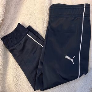Toddle Puma Track Pants. Blue and white size 2T